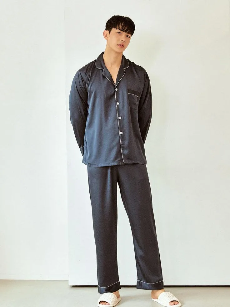 Đồ ngủ lụa cho nam: Bộ đồ ngủ cao cấp đồ ngủ luạ cho nam