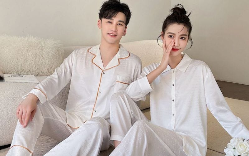 6 kiểu cặp đôi sành điệu với đồ ngủ đôi thu đông Đồ ngủ đôi thu đông thư giãn