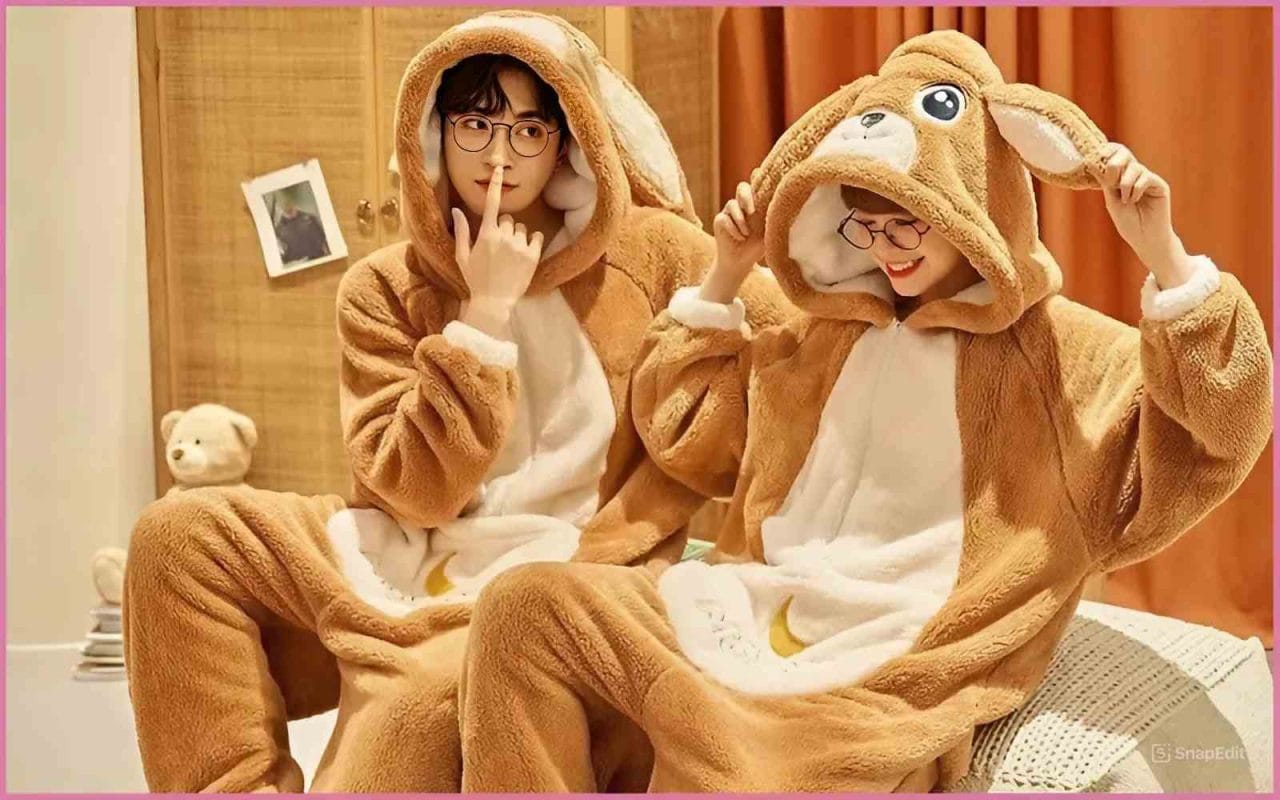 10 lý do đồ ngủ đôi cute tuyệt vời cho cặp đôi Đồ ngủ đôi mùa đông thể hiện tình cảm và sự trân quý
