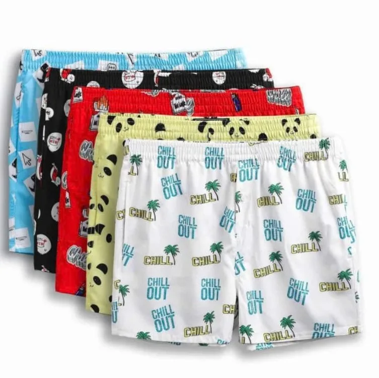 Mẫu quần đùi ngủ nam hot nhất 2025: Đẳng cấp thư giãn cho phái mạnh Quần đùi ngủ nam thun lạnh