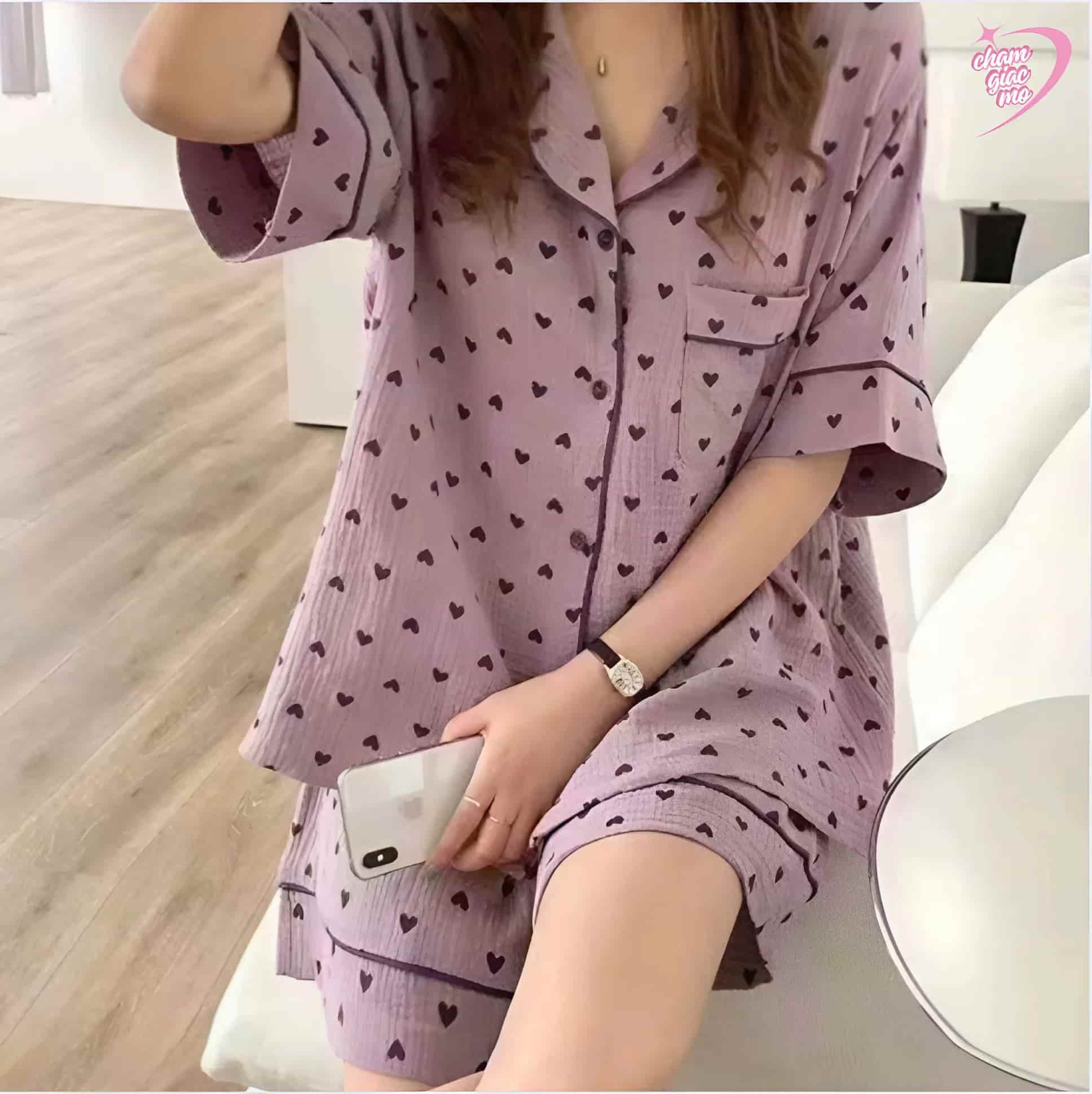 5 mẫu quần áo ngủ đẹp nhà Chạm Giấc Mơ mà bạn nên có Mẫu quần áo ngủ cotton đẹp